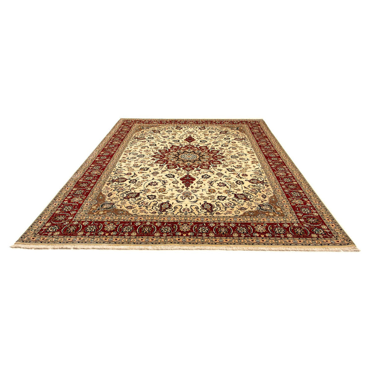 Alfombra Persa - Tabriz - Real - 340 x 255 cm - beige