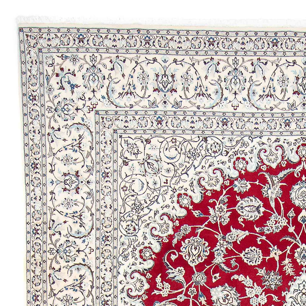 Alfombra Persa - Nain - Real - 411 x 295 cm - rojo