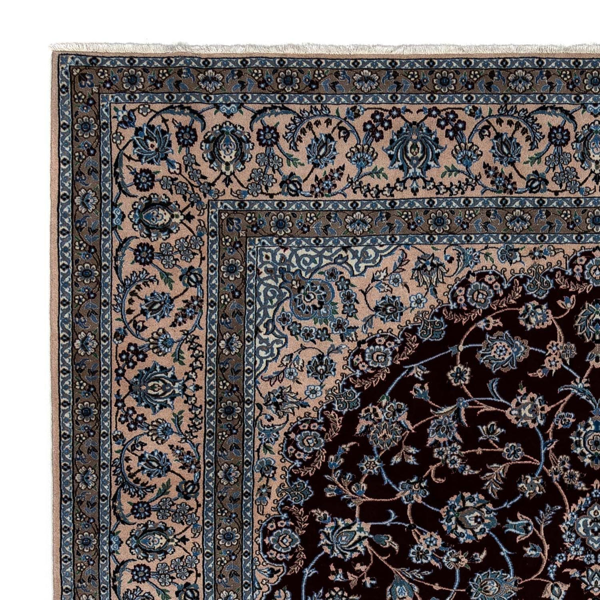Alfombra Persa - Nain - Real - 347 x 248 cm - negro