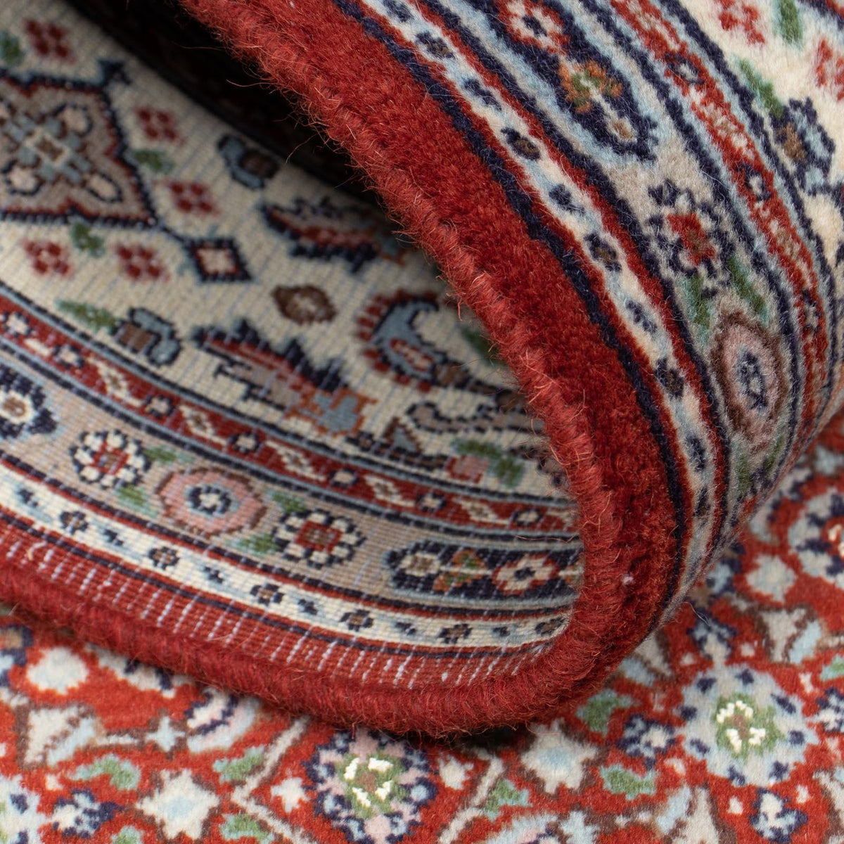 Alfombra persa - Clásica - 147 x 92 cm - rojo oscuro