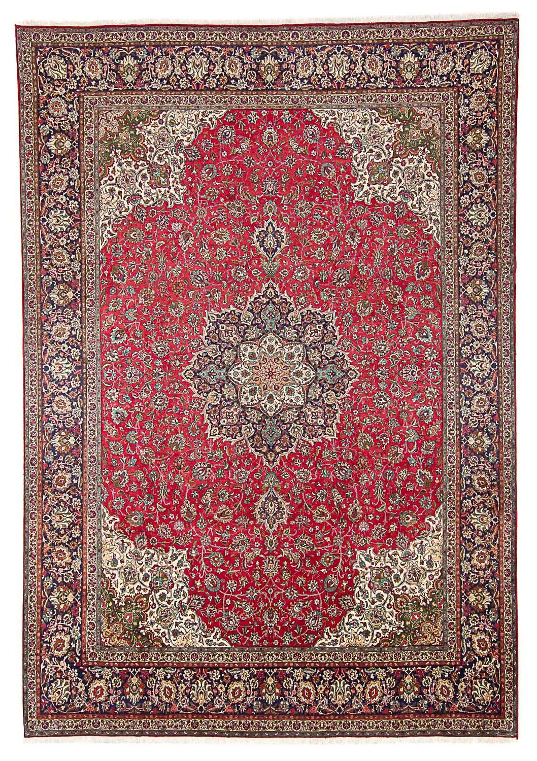 Alfombra Persa - Tabriz - Real - 405 x 300 cm - rojo