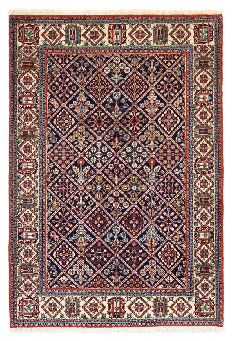 Alfombra persa - Nómada - 200 x 132 cm - azul oscuro