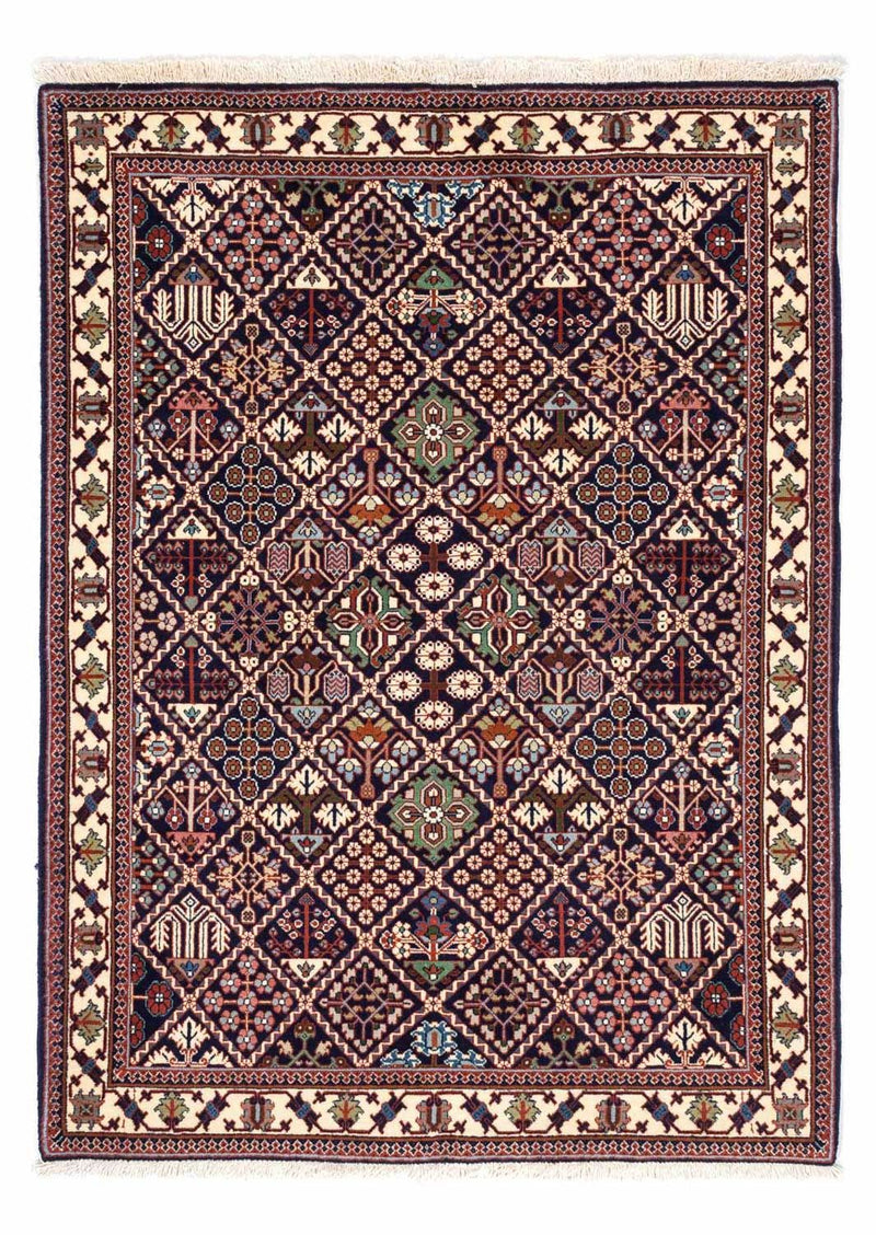 Alfombra persa - Nómada - 153 x 111 cm - azul oscuro