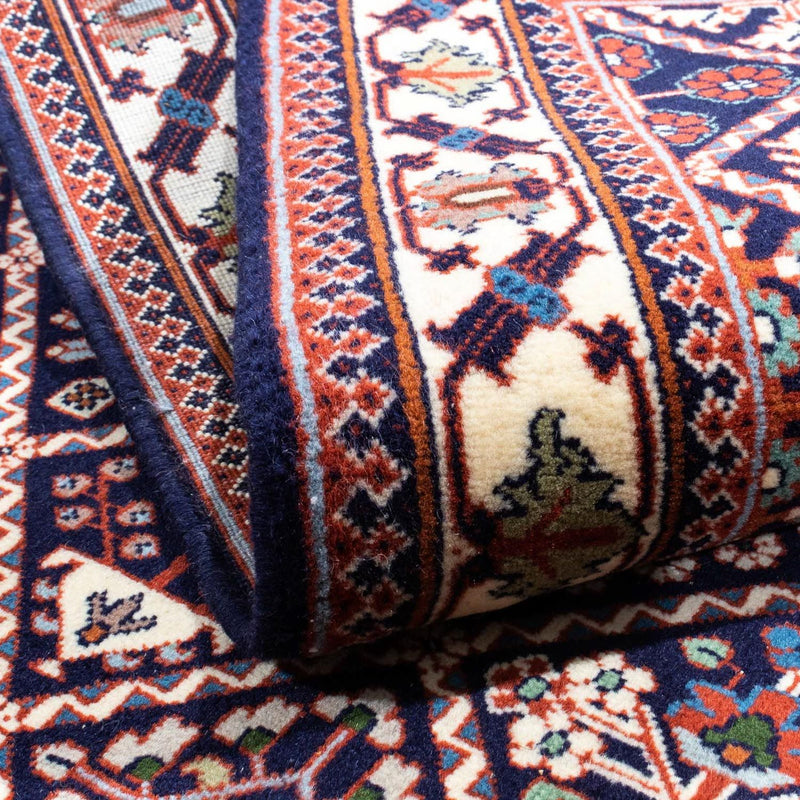 Alfombra persa - Nómada - 153 x 111 cm - azul oscuro