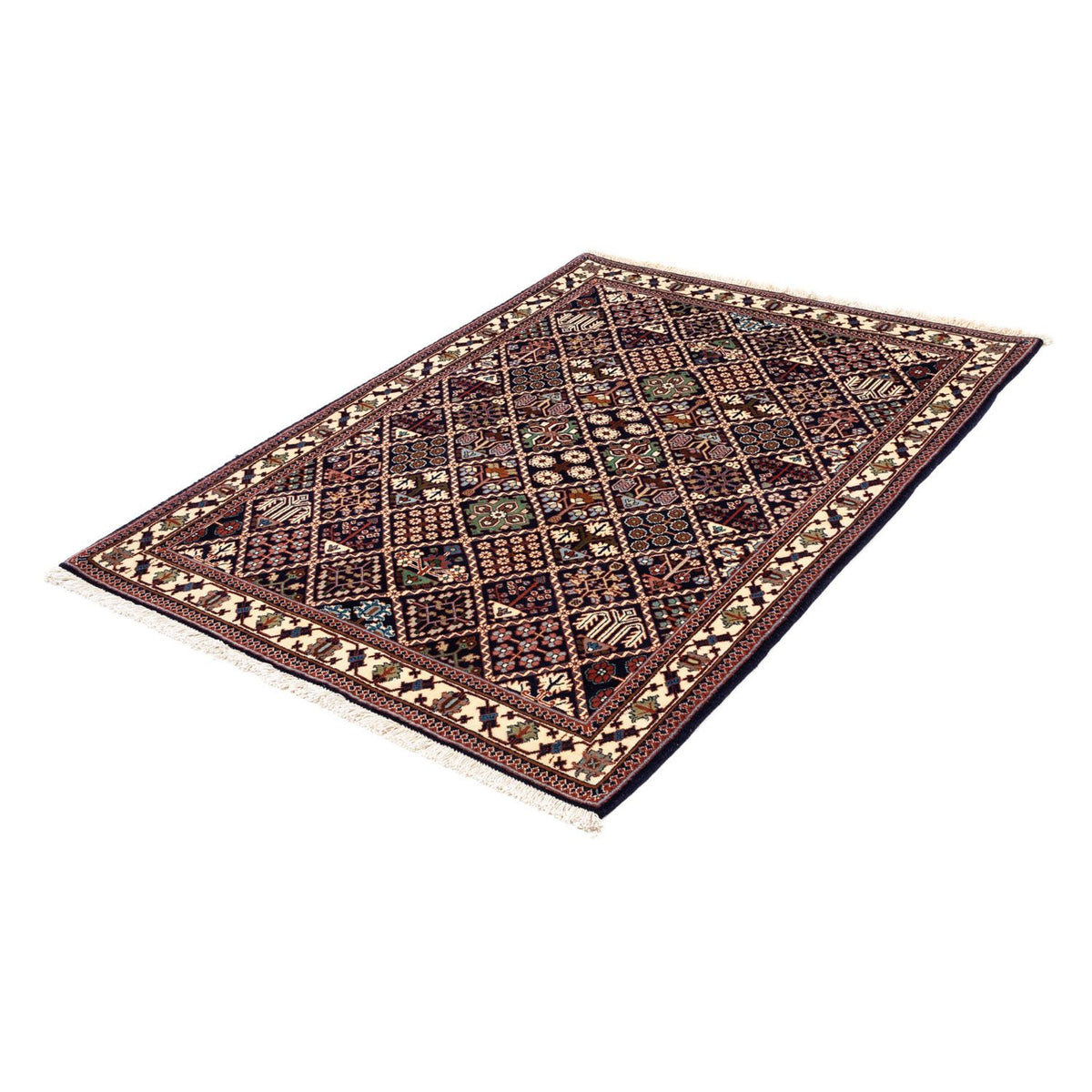 Alfombra persa - Nómada - 153 x 111 cm - azul oscuro