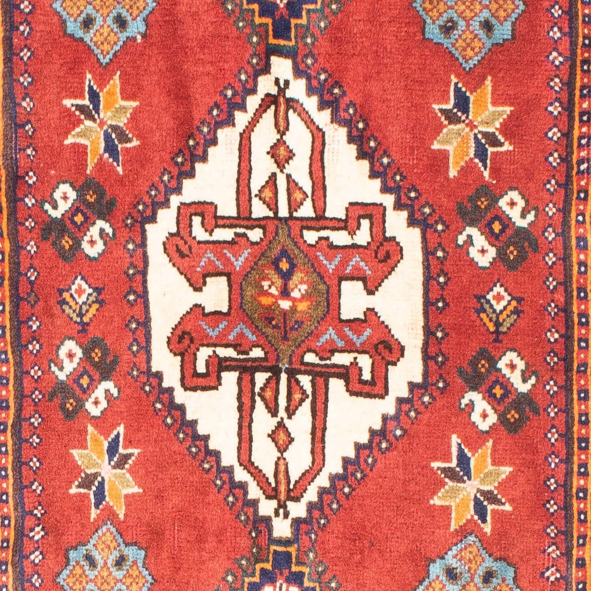 Alfombra de pasillo Alfombra persa - Nómada - 159 x 76 cm - rojo oscuro