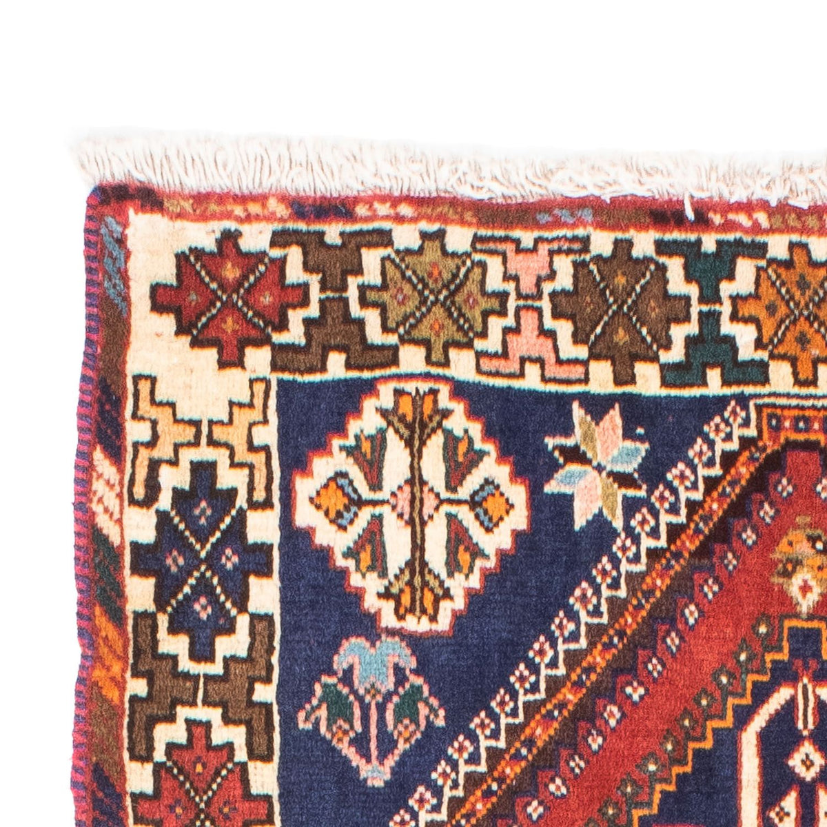 Alfombra de pasillo Alfombra persa - Nómada - 159 x 76 cm - rojo oscuro