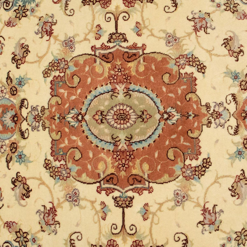 Alfombra Persa - Tabriz - Real - 143 x 102 cm - beige