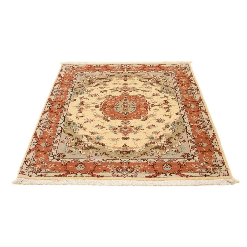 Alfombra Persa - Tabriz - Real - 143 x 102 cm - beige