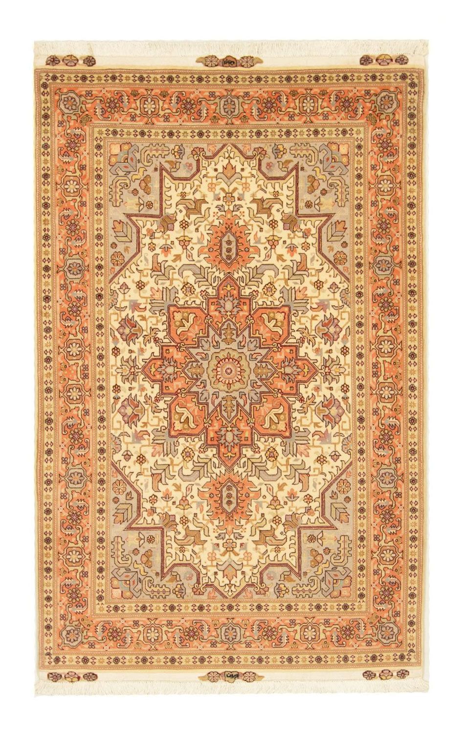Alfombra Persa - Tabriz - Real - 160 x 102 cm - beige