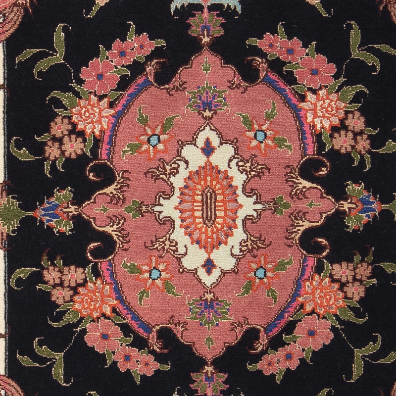 Alfombra Persa - Tabriz - Real - 90 x 60 cm - azul oscuro