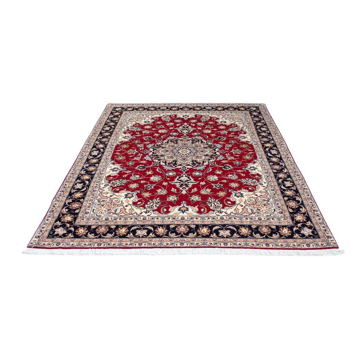 Alfombra Persa - Tabriz - Real - 202 x 152 cm - rojo