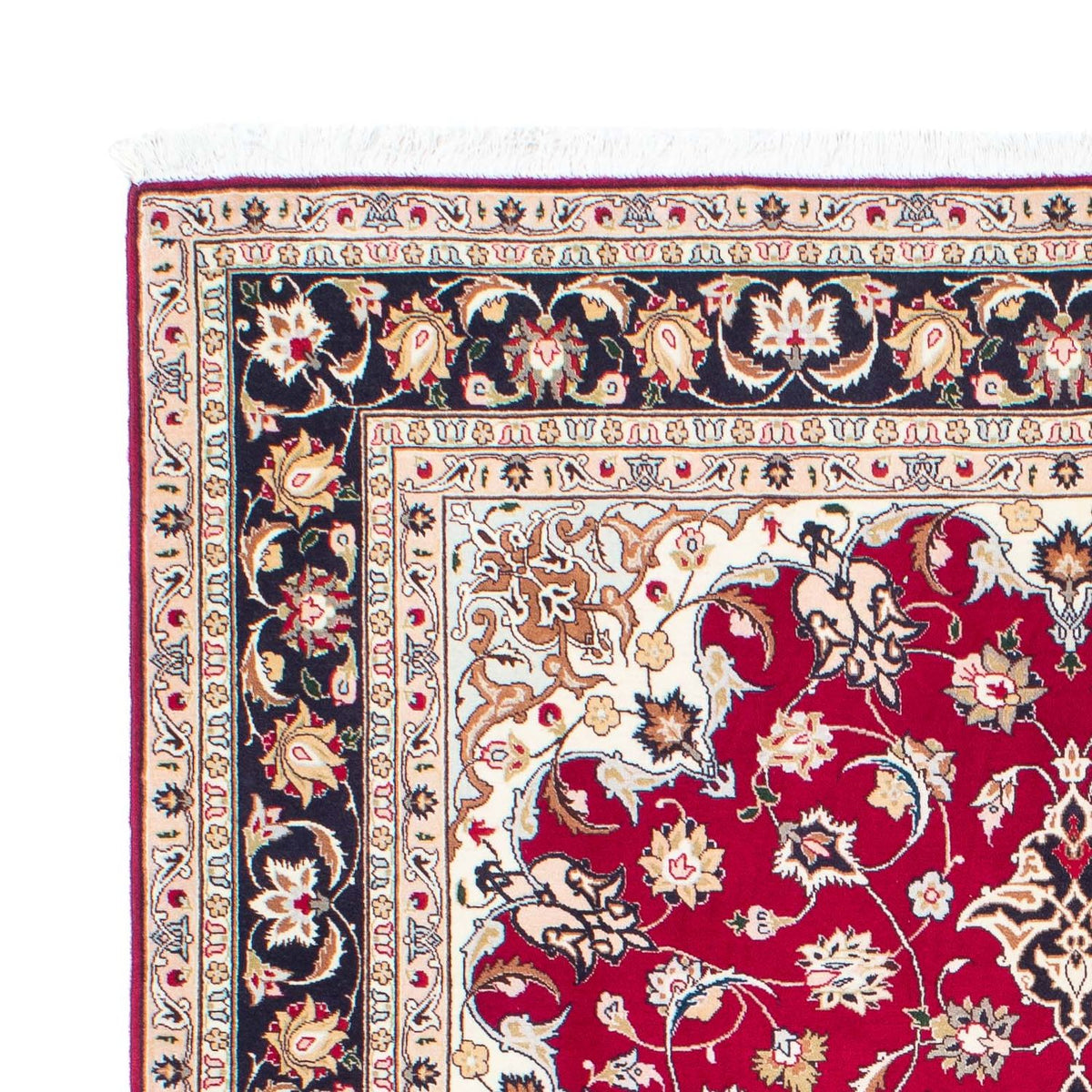 Alfombra Persa - Tabriz - Real - 200 x 152 cm - rojo
