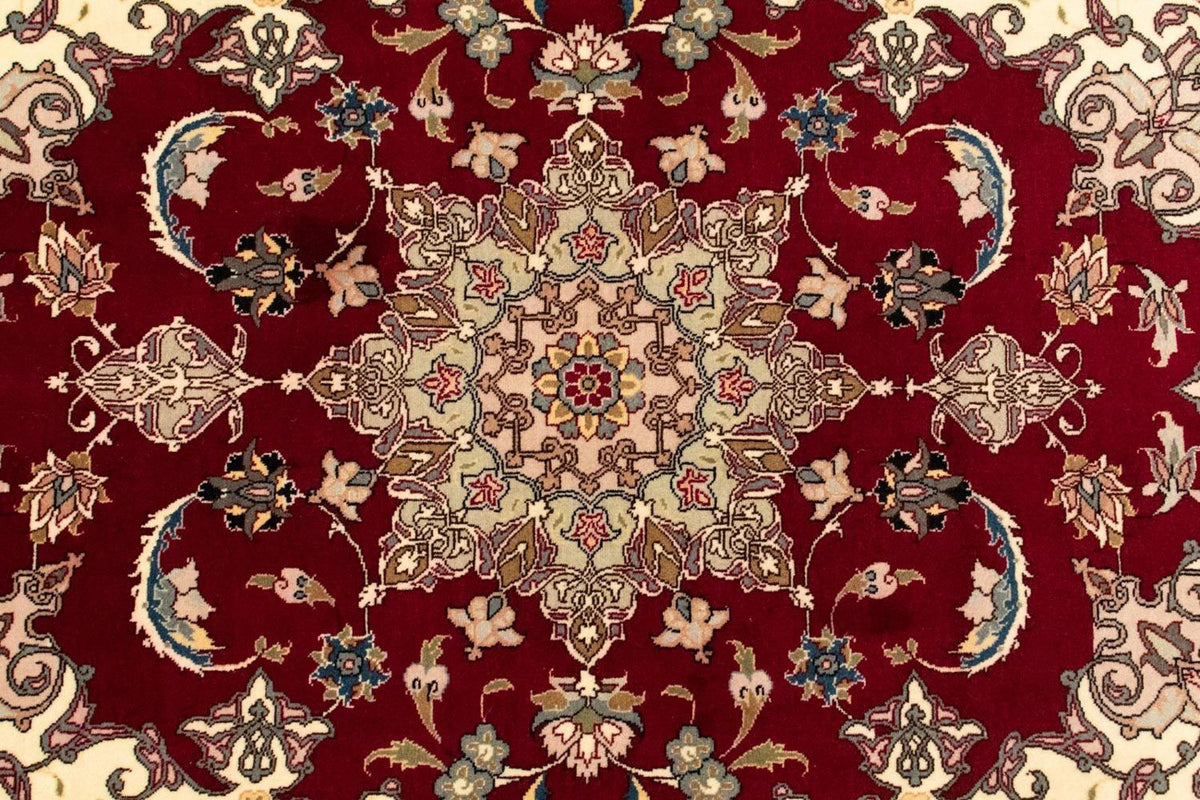 Alfombra Persa - Tabriz - Real - 150 x 99 cm - rojo