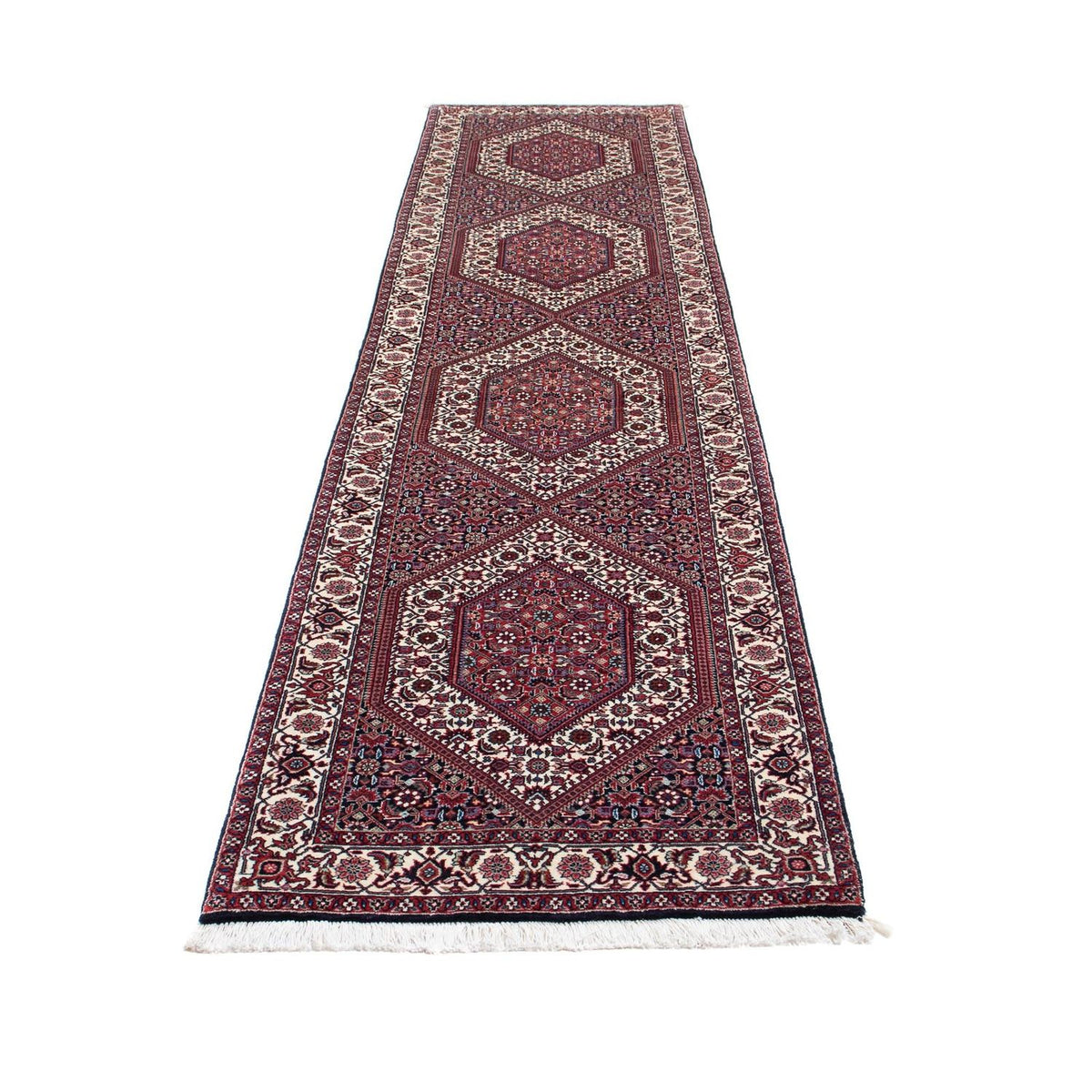 Alfombra de pasillo Alfombra persa - Bidjar - 350 x 74 cm - multicolor
