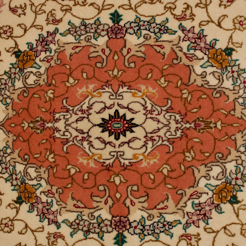 Alfombra Persa - Tabriz - Real - 153 x 102 cm - beige