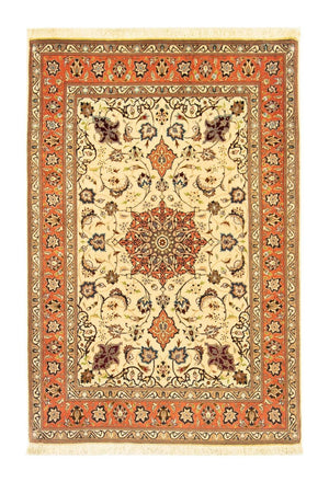 Alfombra Persa - Tabriz - Real - 151 x 102 cm - beige