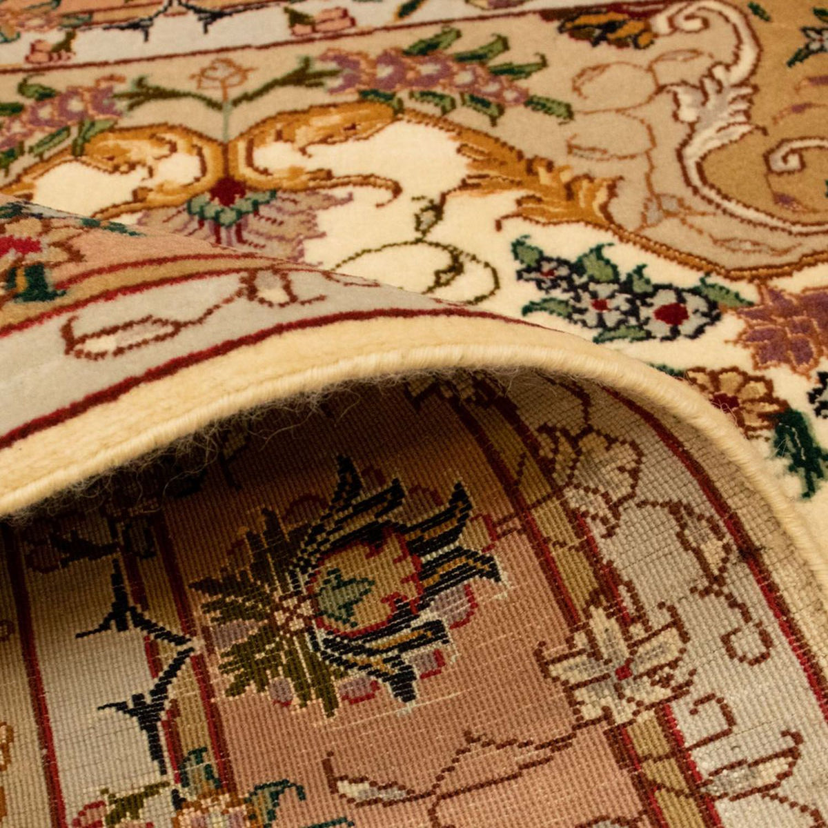 Alfombra Persa - Tabriz - Real - 150 x 103 cm - beige
