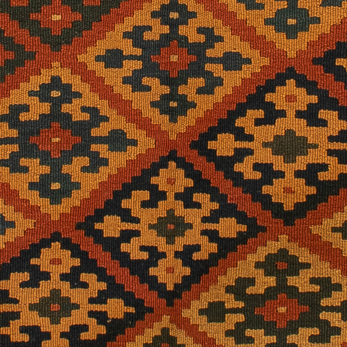 Alfombra Kelim - Oriental - 198 x 148 cm - rojo oscuro