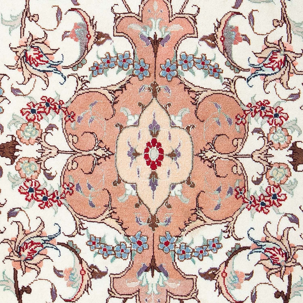 Alfombra Persa - Tabriz - Real - 90 x 60 cm - beige