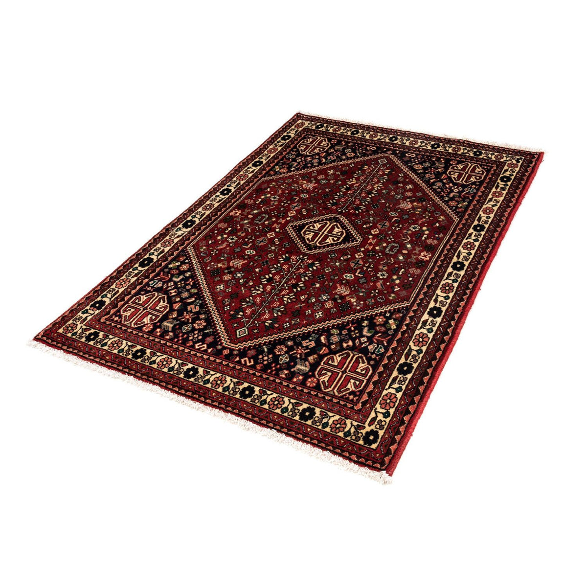 Alfombra persa - Nómada - 149 x 98 cm - azul oscuro