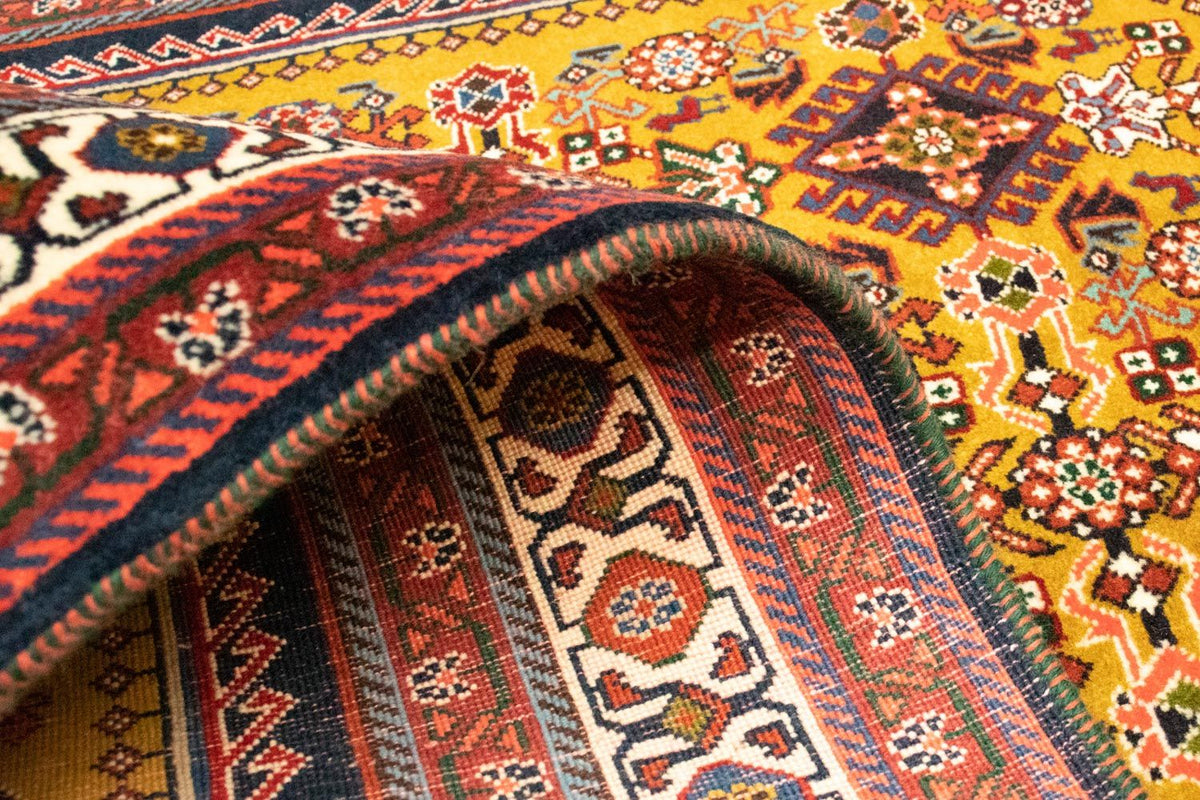 Alfombra persa - Nómada - 158 x 98 cm - verde