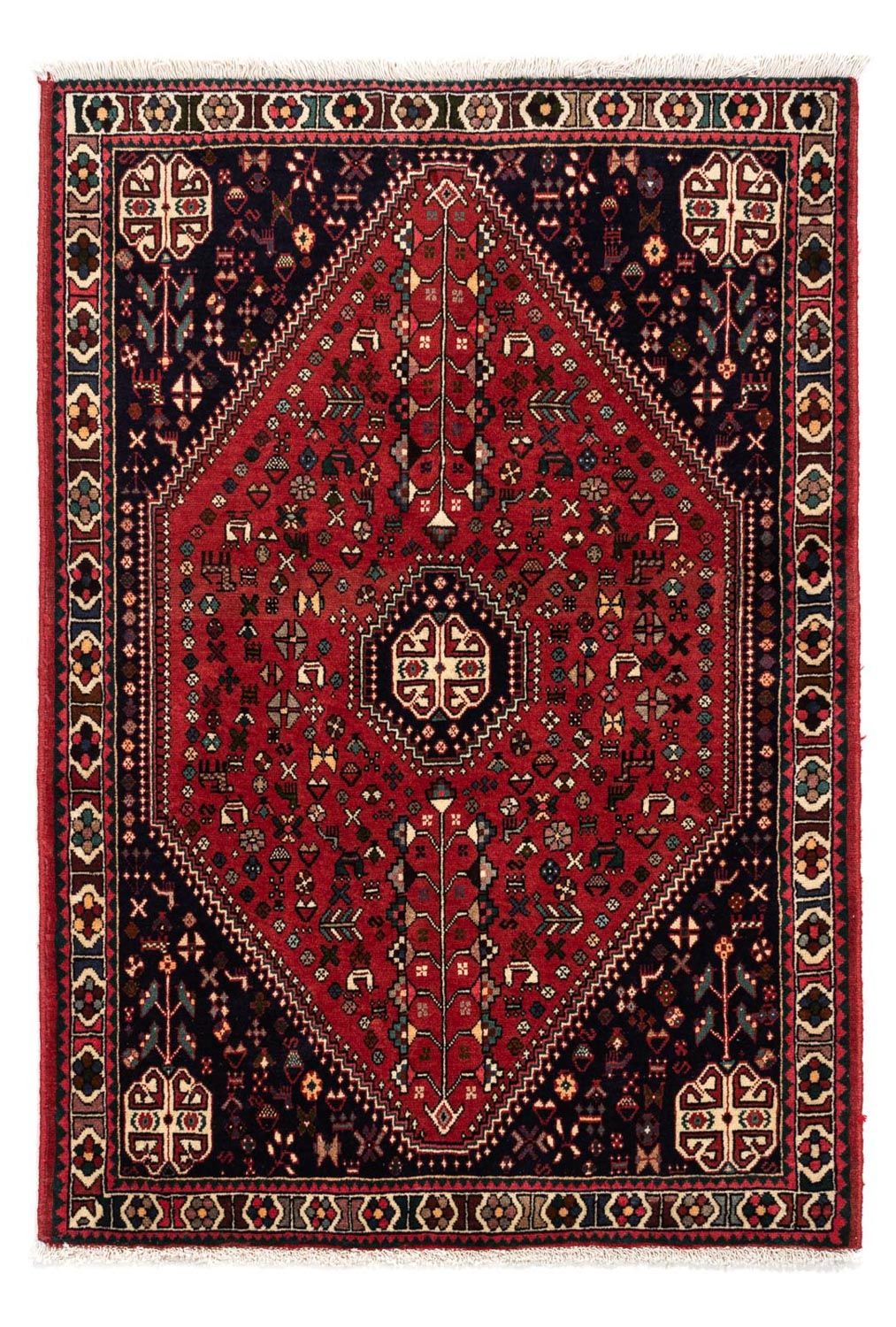 Alfombra persa - Nómada - 153 x 107 cm - azul oscuro