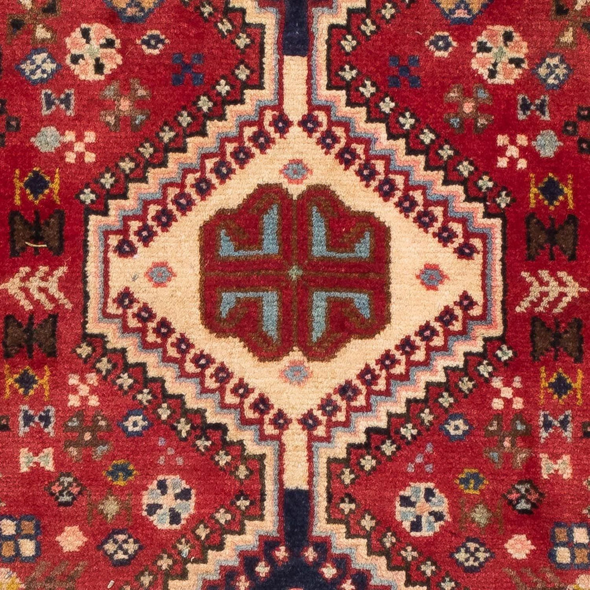Alfombra persa - Nómada - 125 x 80 cm - rojo