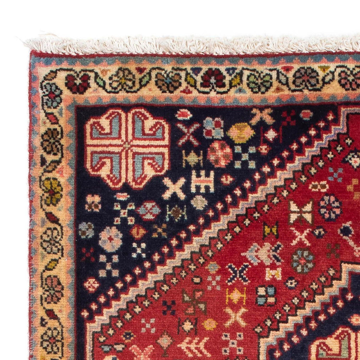 Alfombra persa - Nómada - 125 x 80 cm - rojo