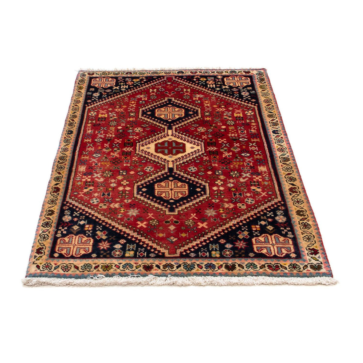 Alfombra persa - Nómada - 125 x 80 cm - rojo