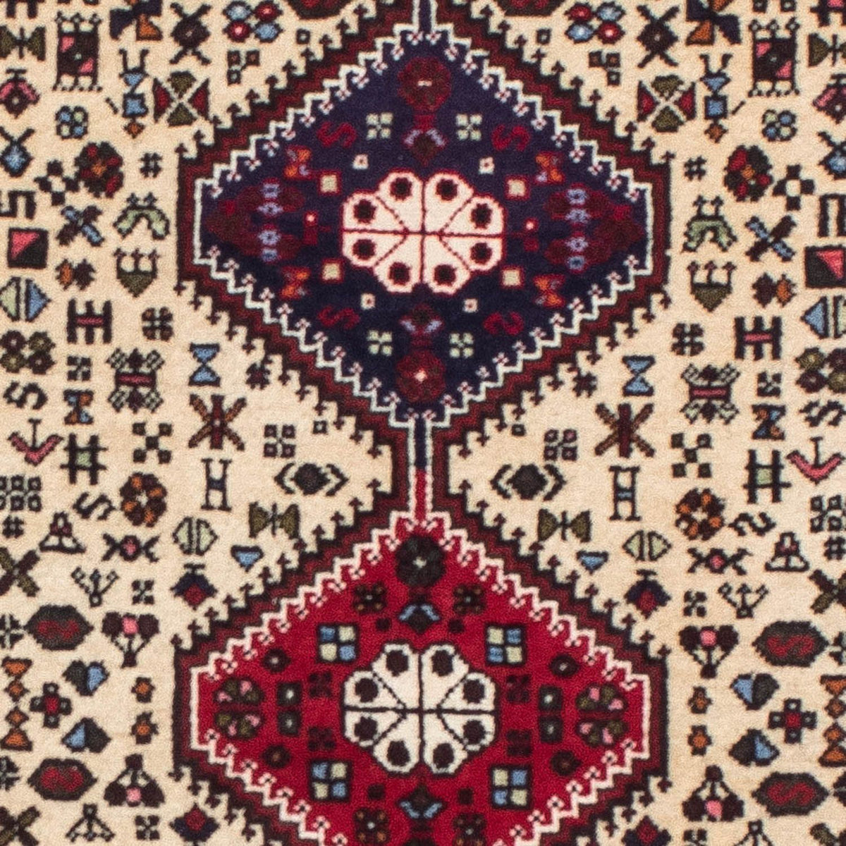 Alfombra persa - Nómada - 148 x 62 cm - beige