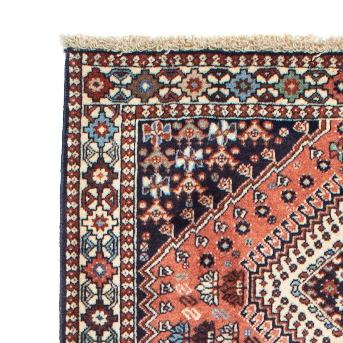 Alfombra de pasillo Alfombra persa - Nómada - 199 x 80 cm - rojo claro