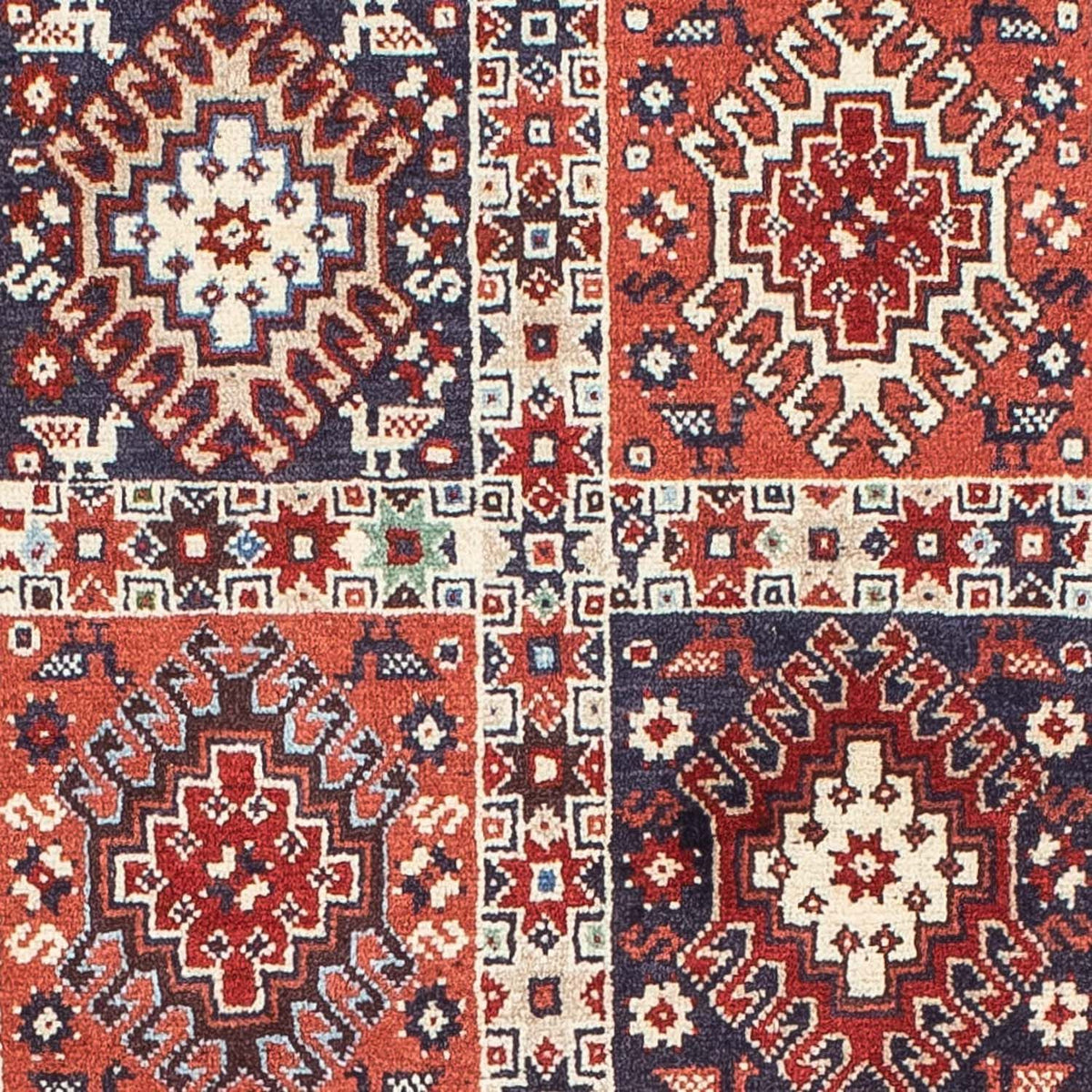 Alfombra persa - Nómada - 160 x 103 cm - azul oscuro