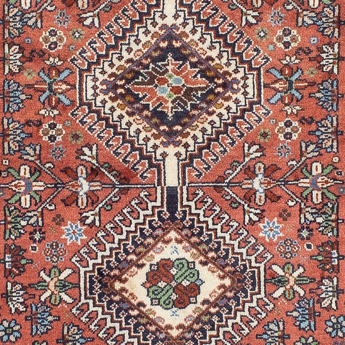 Alfombra persa - Nómada - 151 x 101 cm - azul oscuro