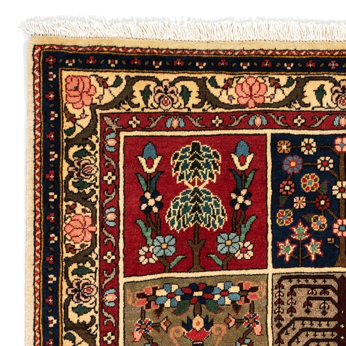Alfombra persa - Nómada - 153 x 110 cm - multicolor