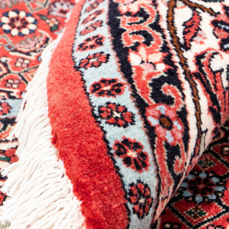 Alfombra persa - Bidjar redondo  - 160 x 160 cm - rojo oscuro