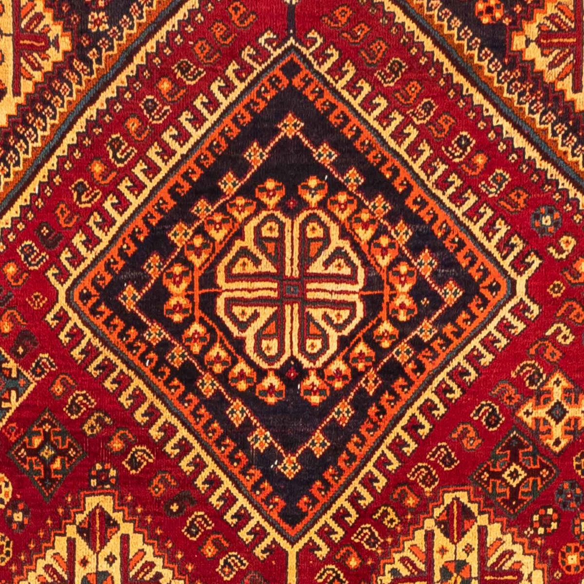 Alfombra persa - Nómada - 271 x 152 cm - rojo oscuro