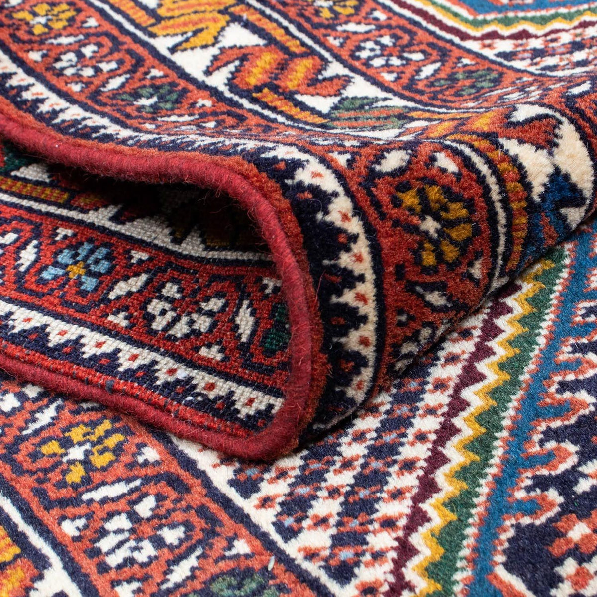 Alfombra de pasillo Alfombra persa - Clásica - 388 x 83 cm - marrón
