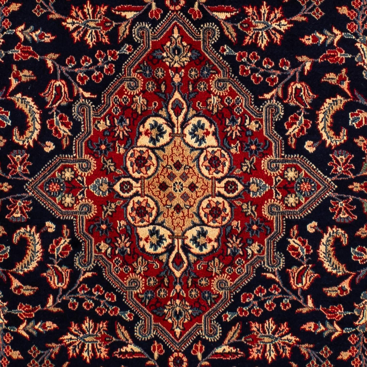 Alfombra persa - Nómada - 310 x 207 cm - azul oscuro