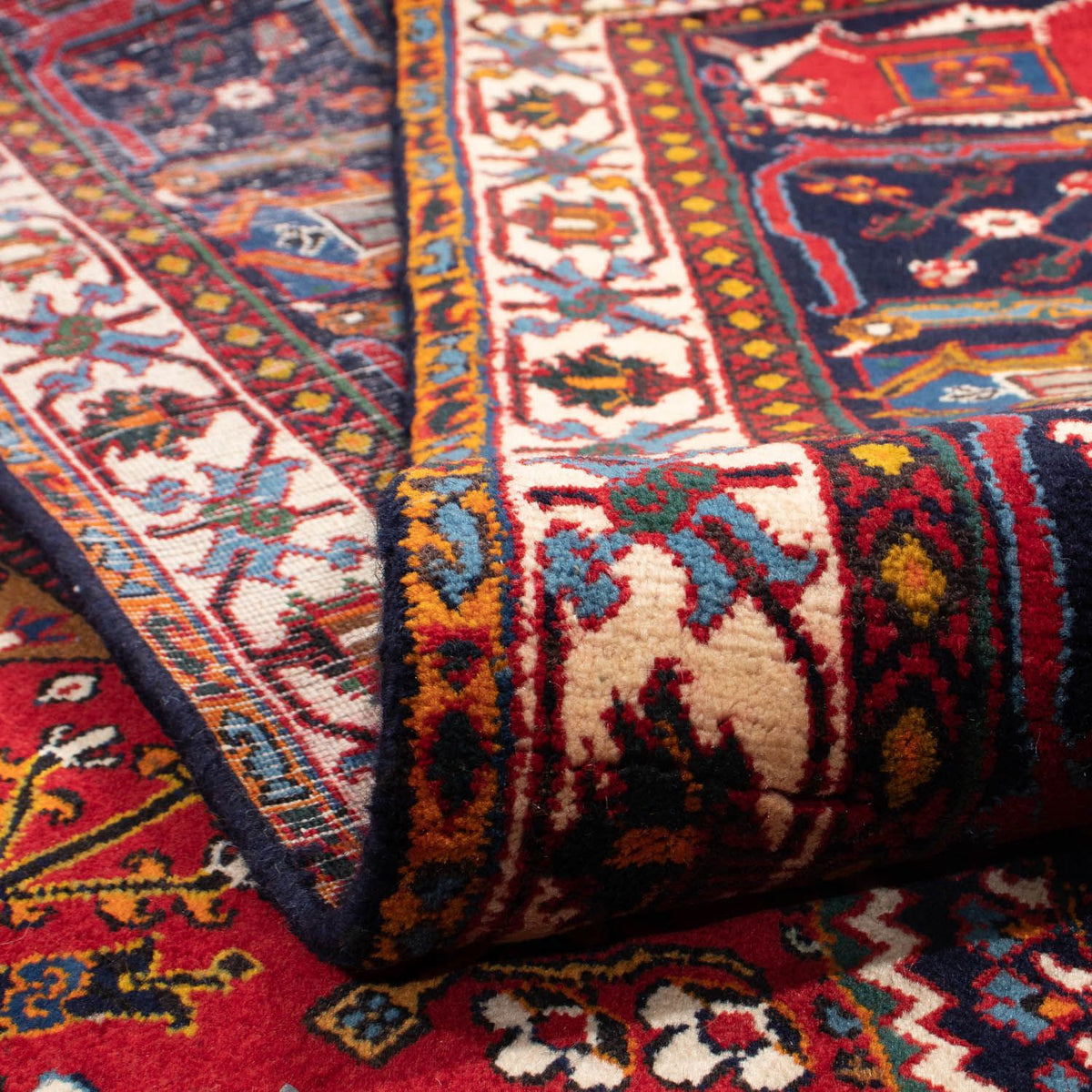 Alfombra persa - Nómada - 324 x 235 cm - rojo oscuro