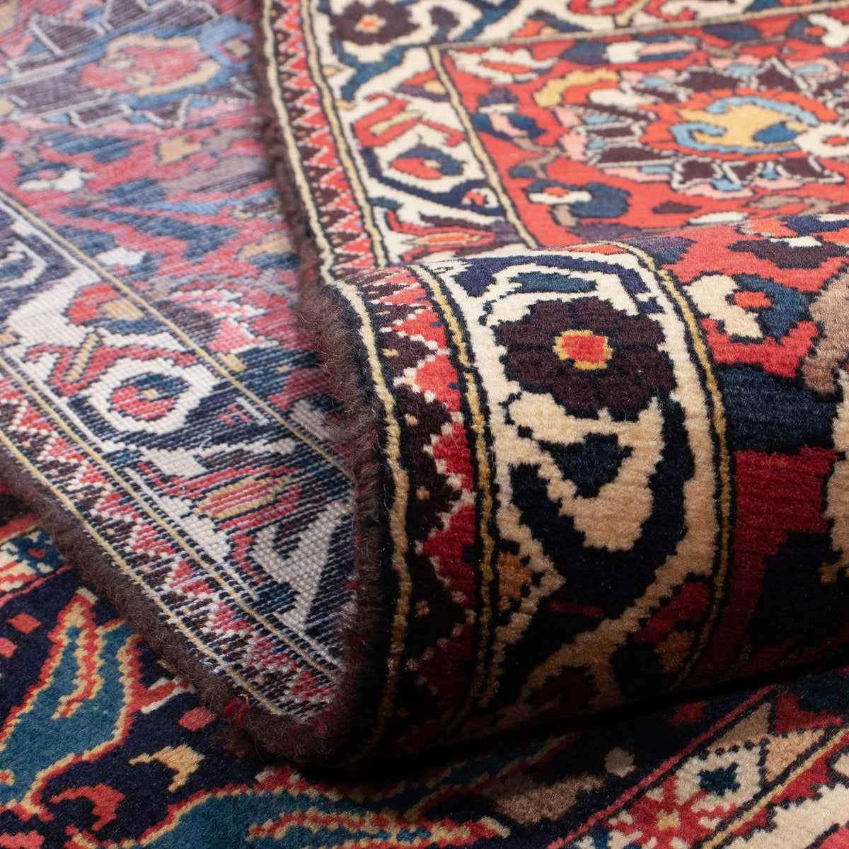 Alfombra persa - Nómada - 358 x 261 cm - rojo oscuro