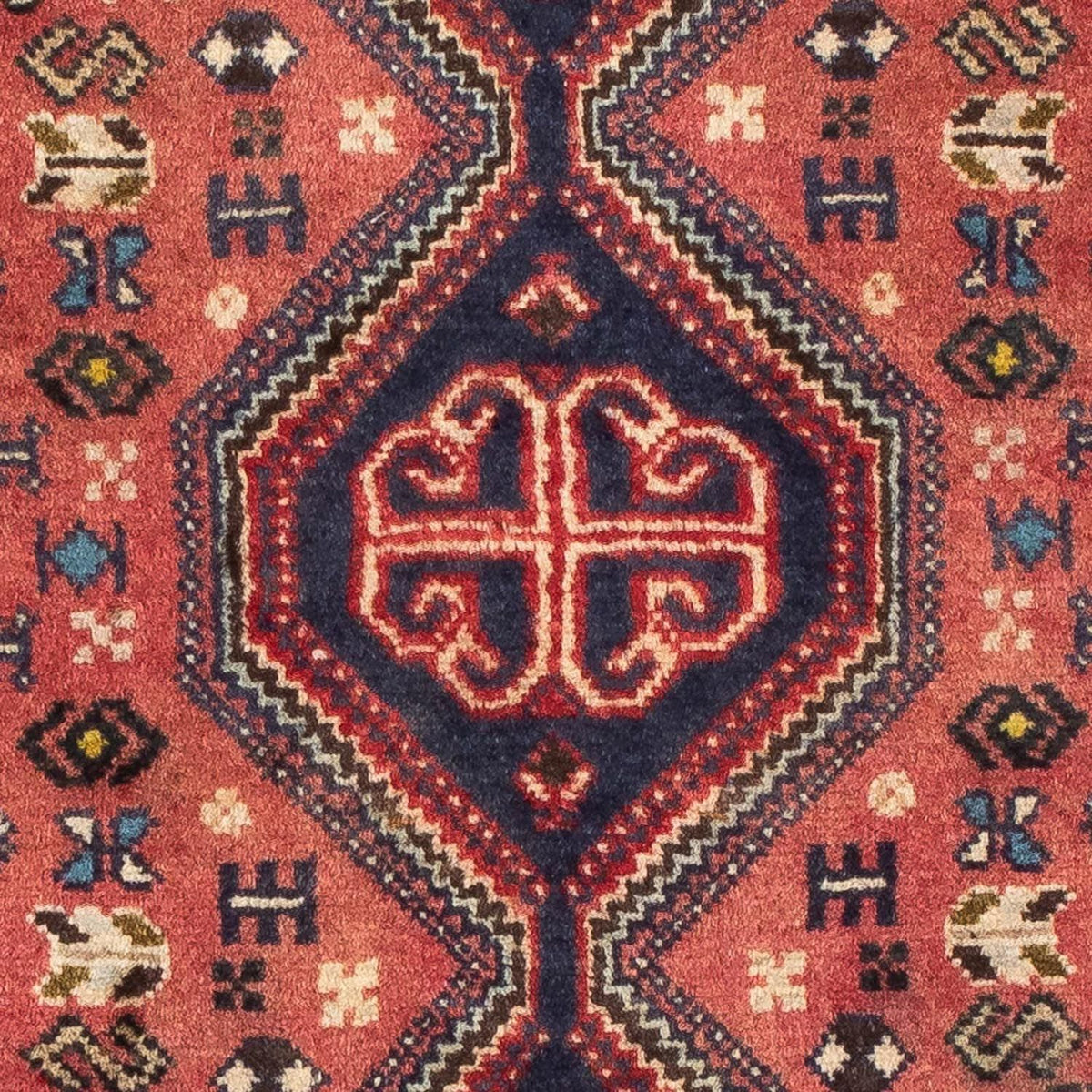 Alfombra persa - Nómada - 120 x 72 cm - rojo claro
