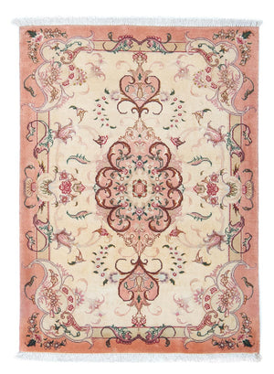Alfombra Persa - Tabriz - Real - 90 x 60 cm - beige