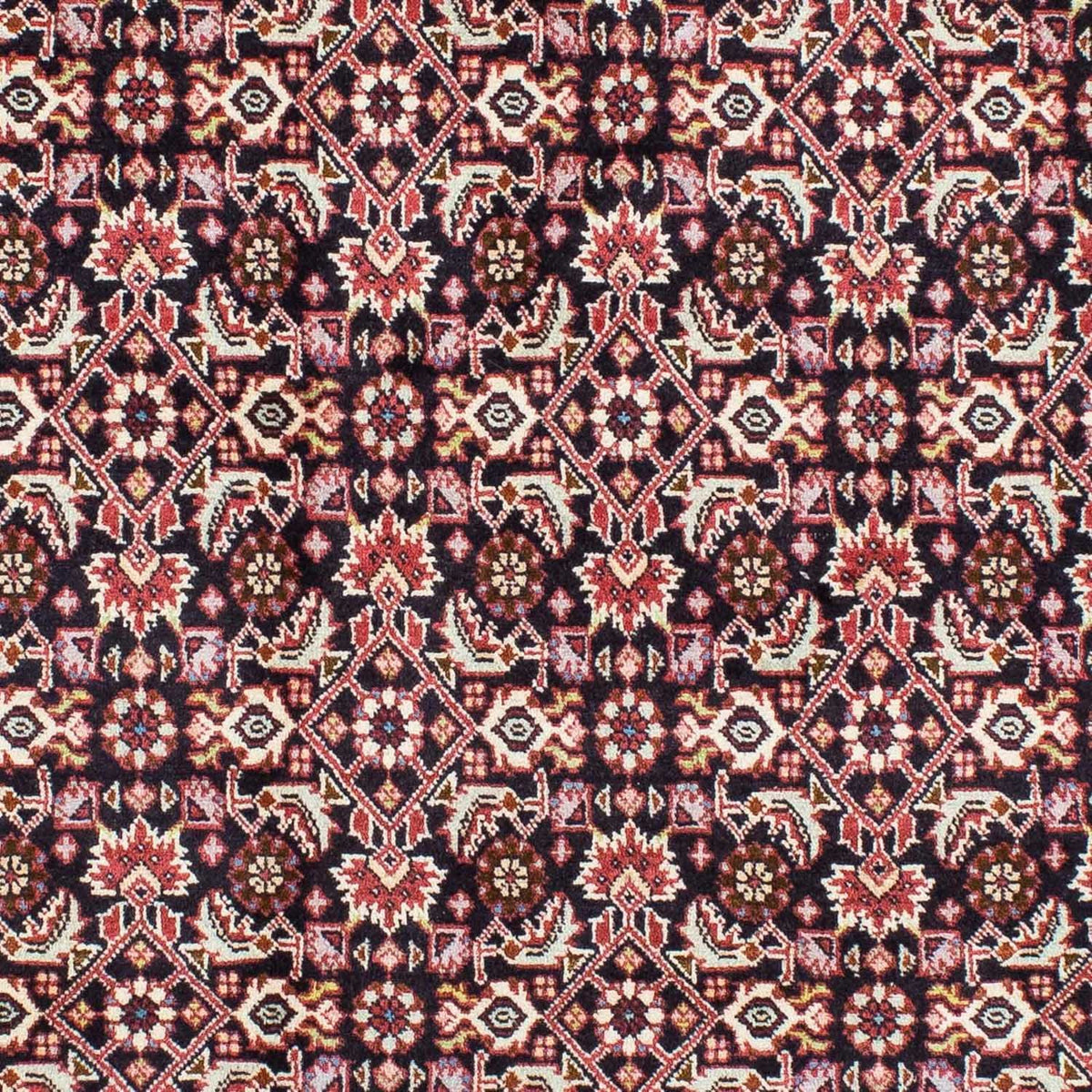 Alfombra persa - Bidjar - 220 x 136 cm - azul oscuro