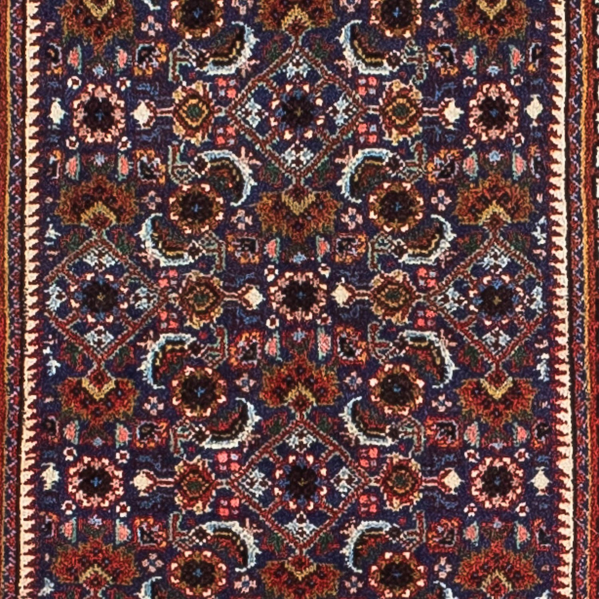 Alfombra persa - Bidjar - 197 x 133 cm - multicolor