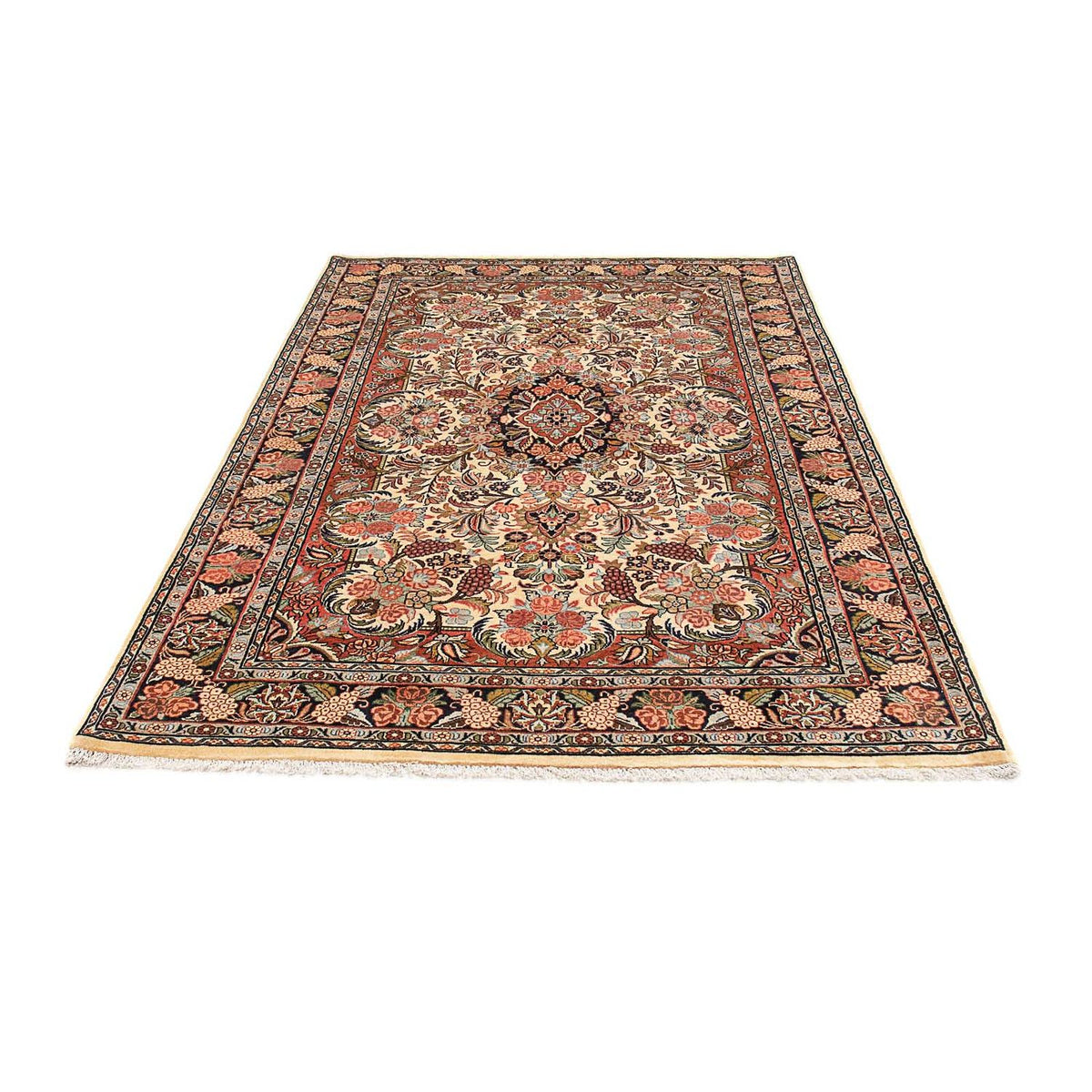 Alfombra persa - Bidjar - 206 x 137 cm - beige