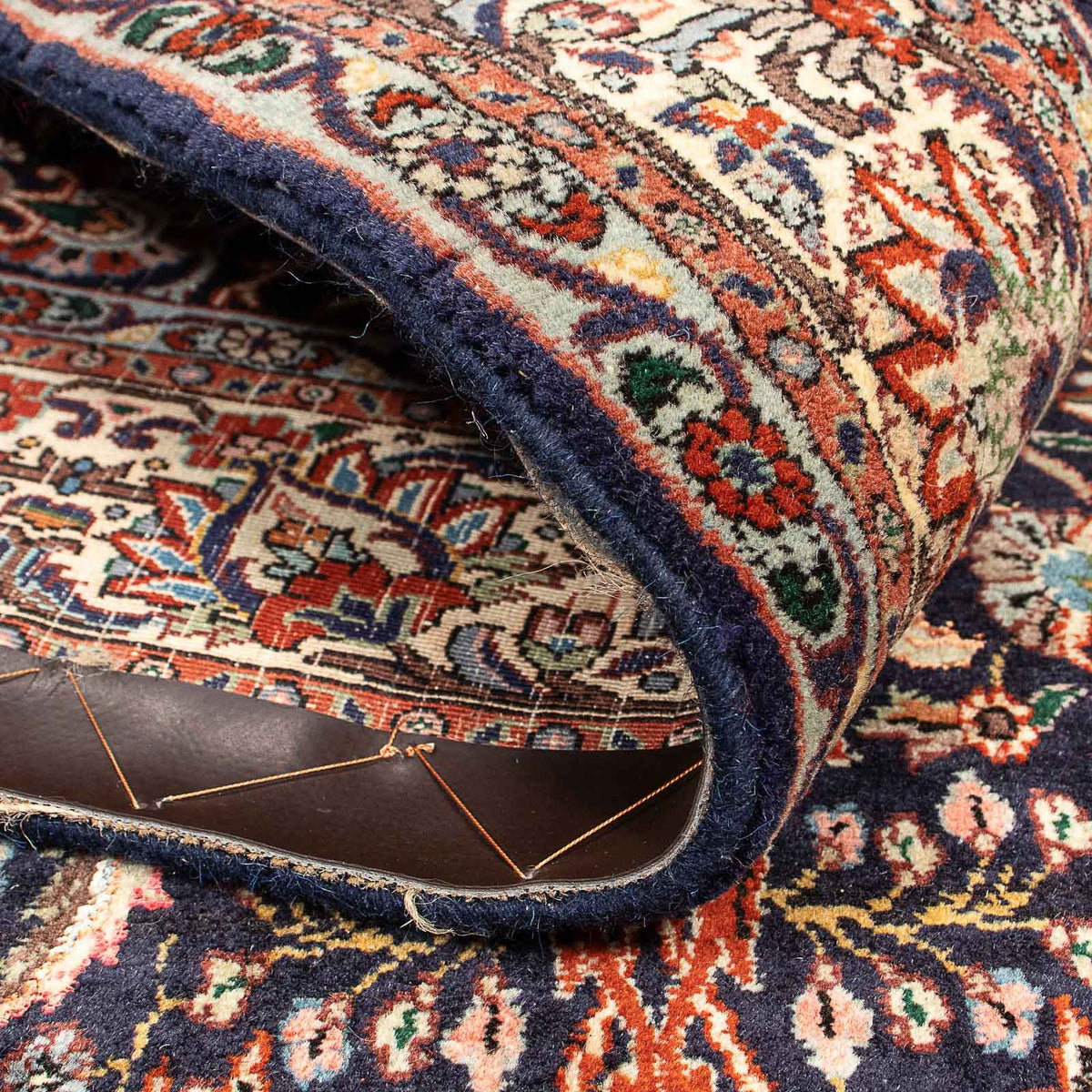 Alfombra persa - Bidjar - 203 x 141 cm - azul oscuro