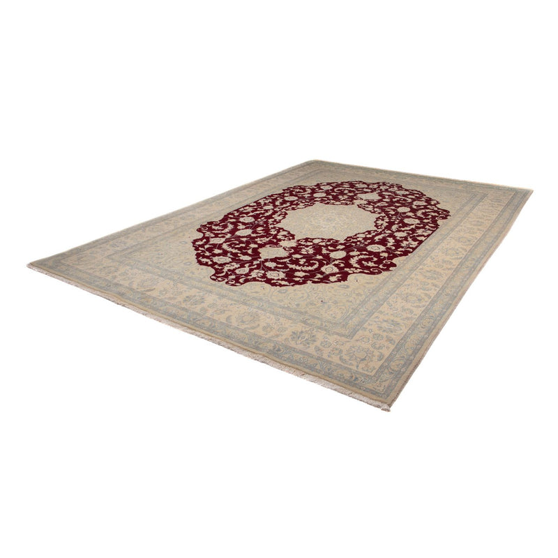 Alfombra persa - Nain - 341 x 248 cm - rojo oscuro
