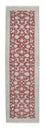 Alfombra de pasillo Alfombra persa - Nain - 297 x 77 cm - rojo oscuro