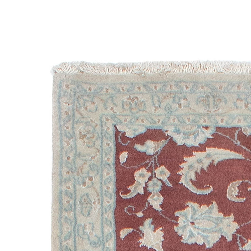 Alfombra de pasillo Alfombra persa - Nain - 297 x 77 cm - rojo oscuro
